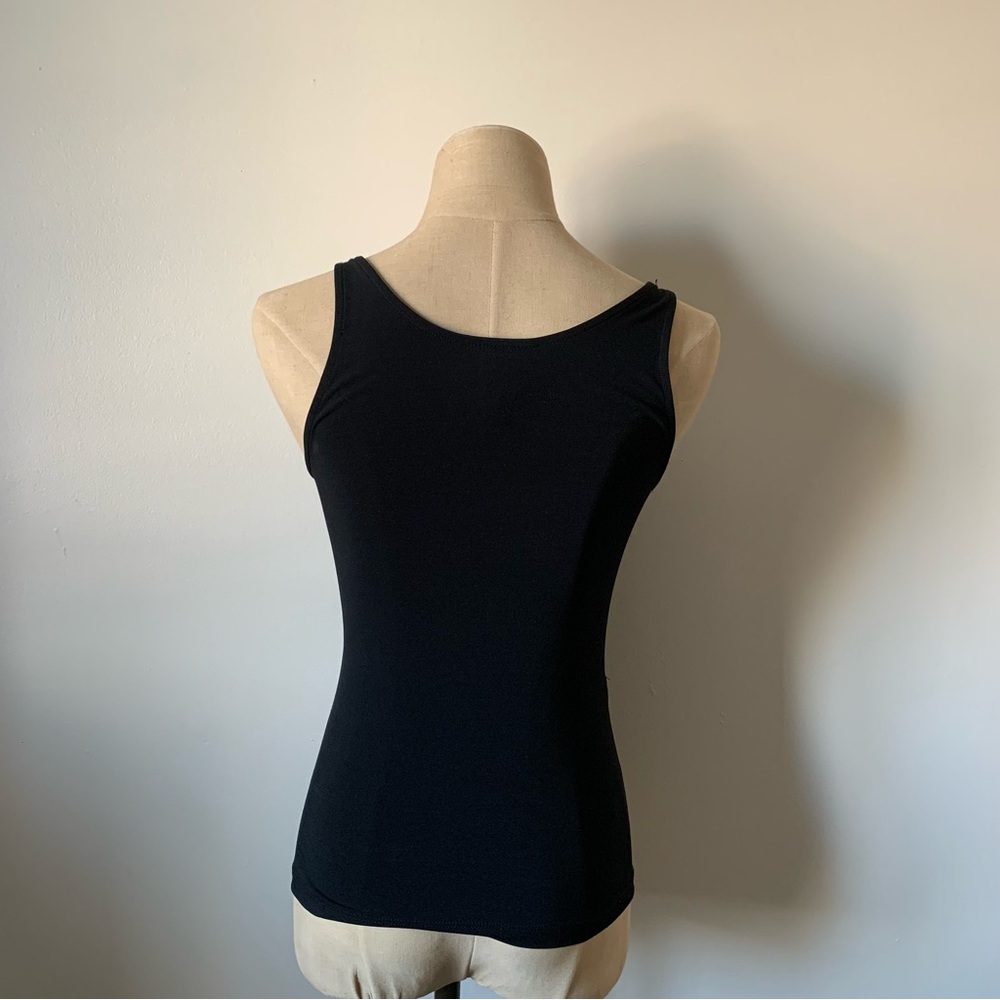 Express Dark Navy/Black Delicate Lace Detailing on Bust Top - Picture 3 of 4